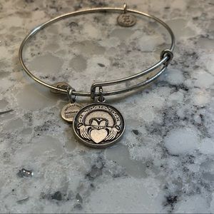 Alex and ani claddagh charm bangle